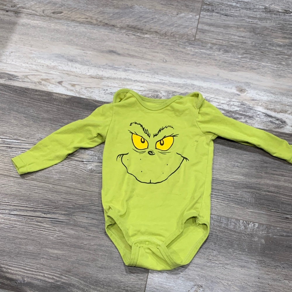Green Grinch Kids One Piece